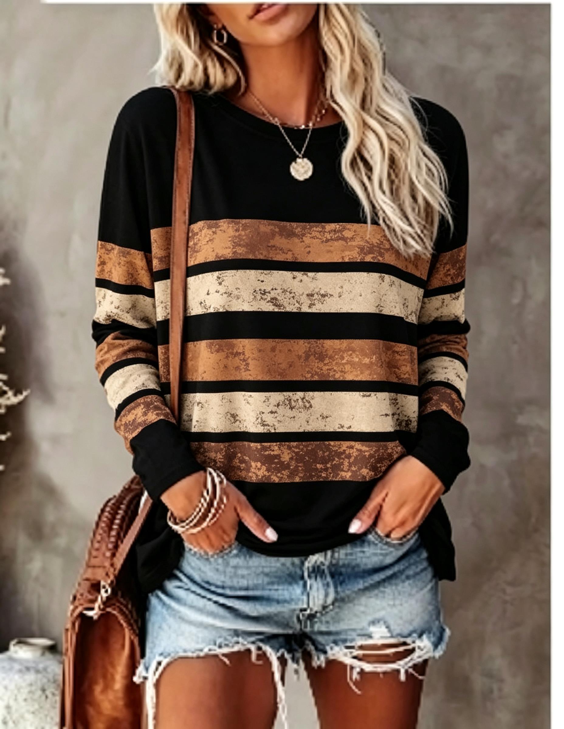 Женская футболка с длинным рук – обзор и цена Embellish Knit