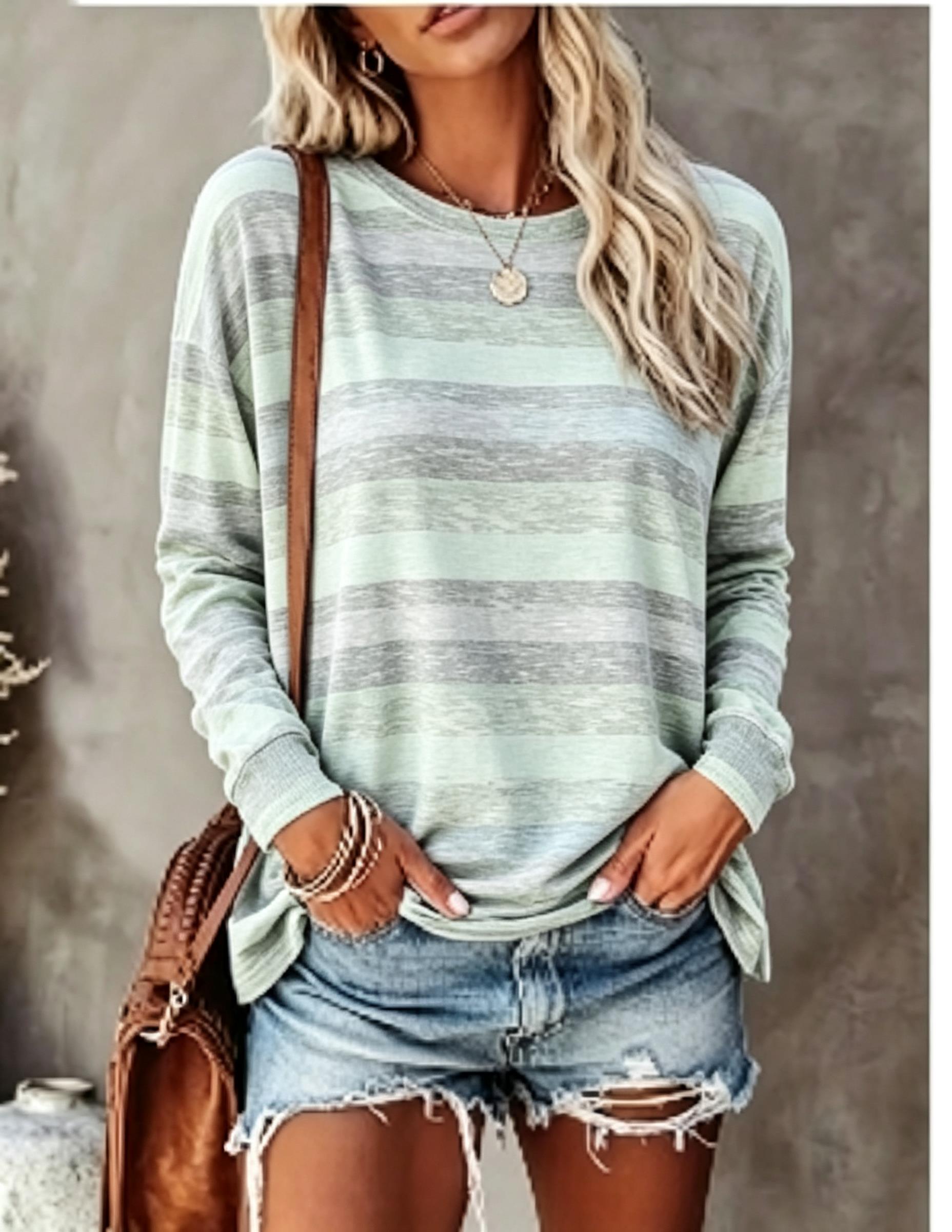 Женская футболка с длинным рук – обзор и цена Embellish Knit